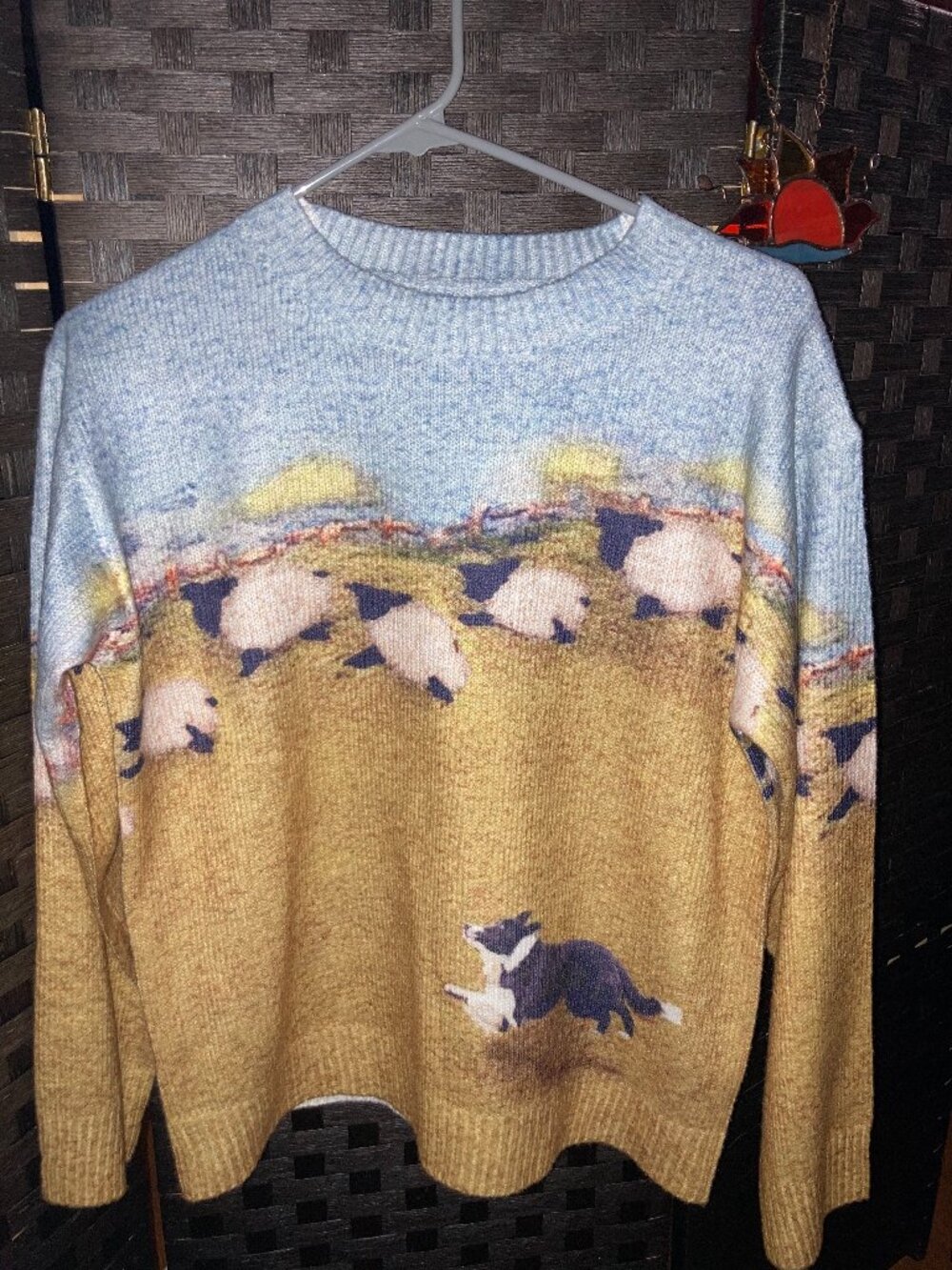 Perfectly Cottagecore Sheep & Sheepdog Sweater